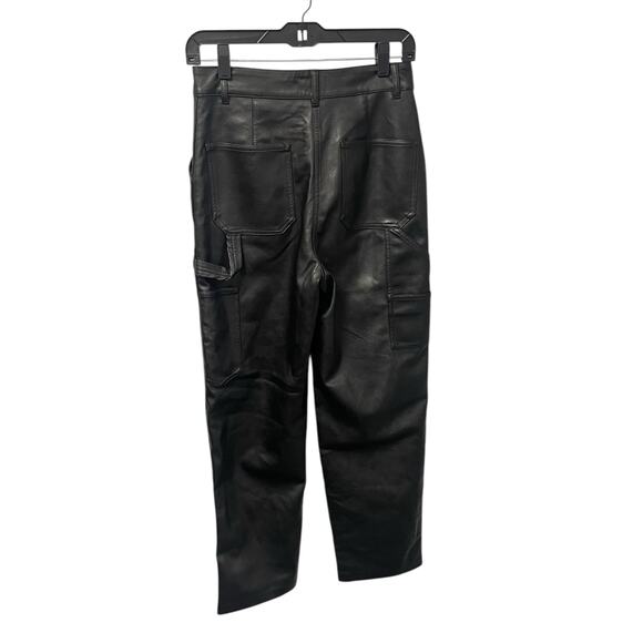 Aritxia Wilfred Free Brennan Pant High Waisted Vegan Leather Utility Style 4 - Picture 7 of 9